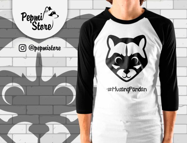 T-Shirt Raglan #MusangPandan